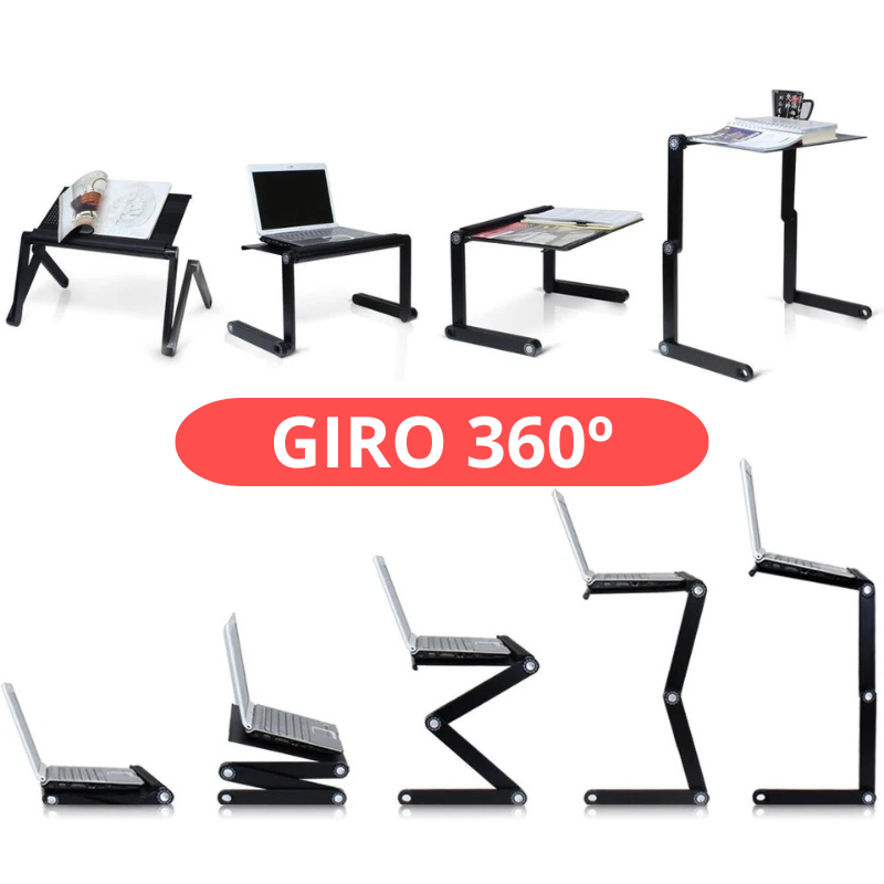 MESA PORTATIL NOTEBOOK DOBLE VENTILADOR