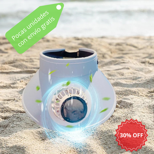 SOMBRERO CON VENTILADOR