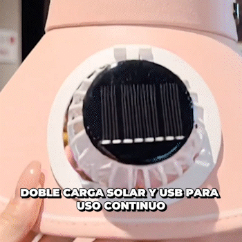 SOMBRERO CON VENTILADOR