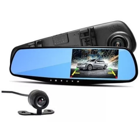 Espejo Retrovisor+Cámara Frontal y Retro