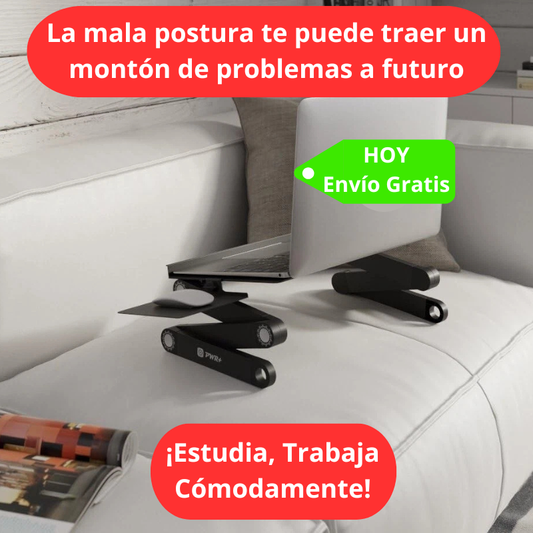 MESA PORTATIL NOTEBOOK DOBLE VENTILADOR