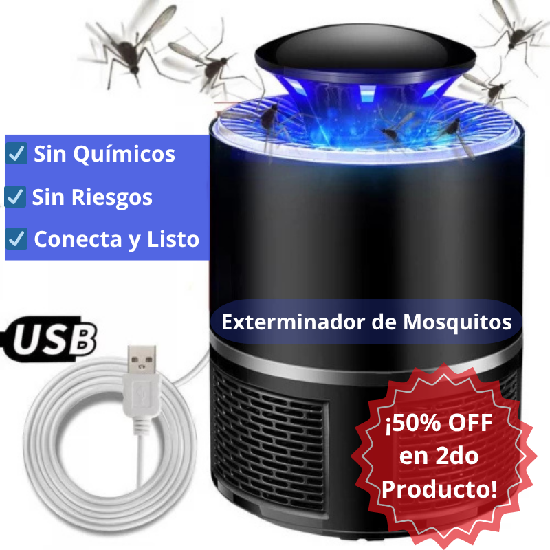 Lampara Mata Mosquitos Luz Uv Exterminador